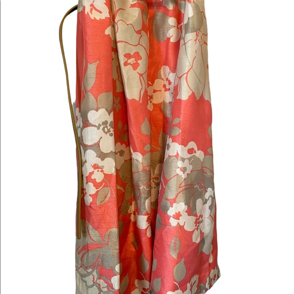 Madison Leigh Pink with Cream Florals Vintage Style Dress - Picture 6 of 12